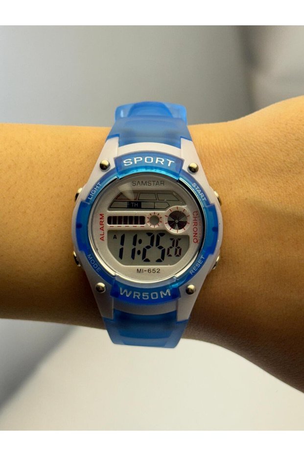 Alarm-Light-Stopwatch-5 Atm Waterproof-Gift Children's Wristwatch