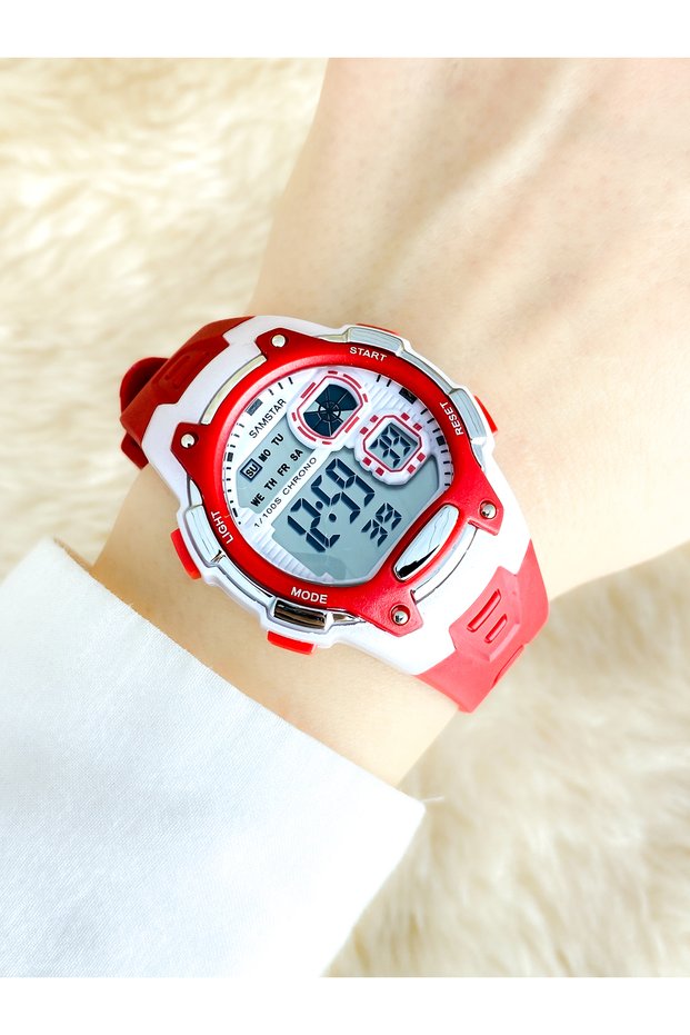 Alarm-Light-Stopwatch-5 Atm Waterproof-Gift Children's Wristwatch