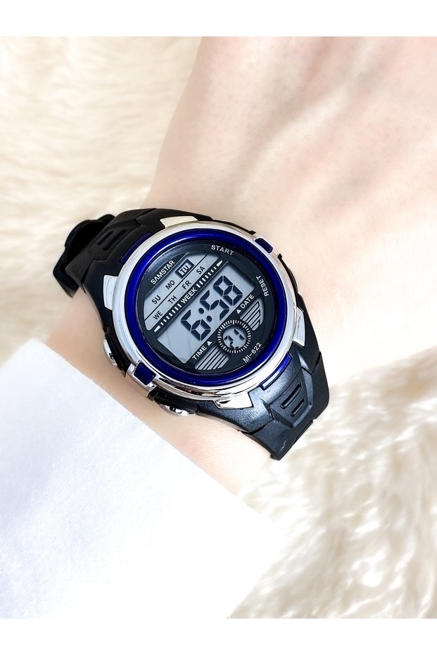 Alarm-Light-Stopwatch-5 Atm Waterproof-Gift Children's Wristwatch