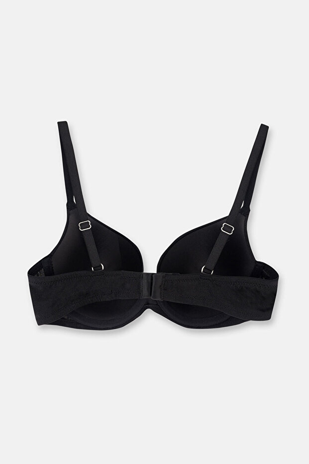 حمالة صدر ناعمة باللون الأسود - 3