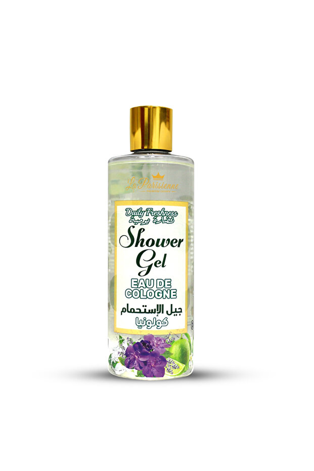 La Parisienne Premium Luxury Shower Gel, Moisturizing, Soft & Silky Skin, (Eau de Cologne, 500 ml)