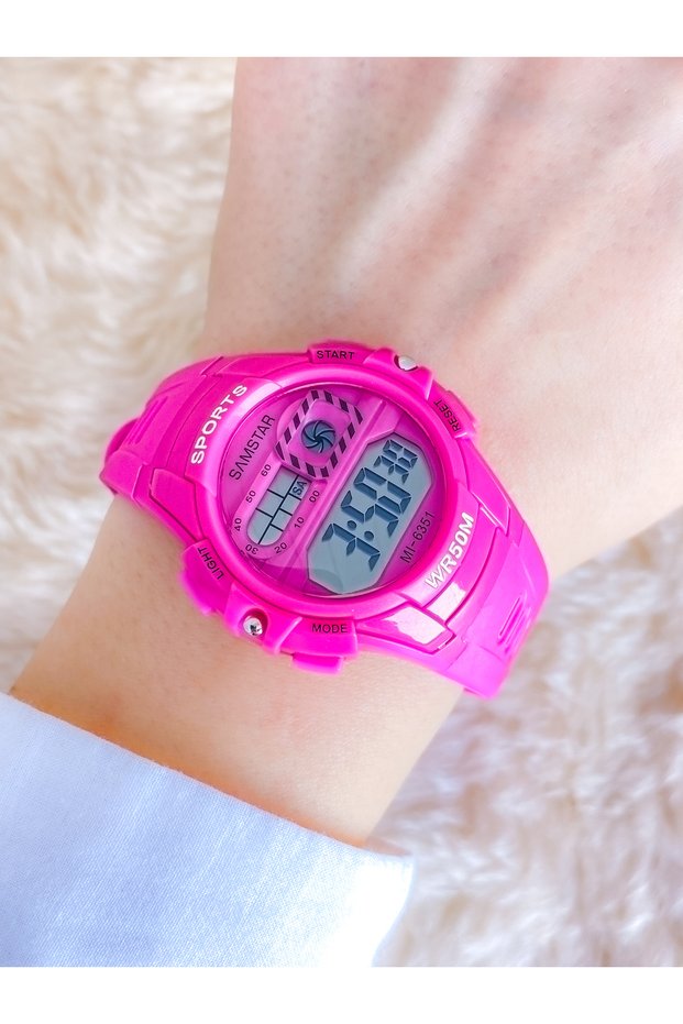 Alarm-Light-Stopwatch-5 Atm Waterproof-Gift Children's Wristwatch