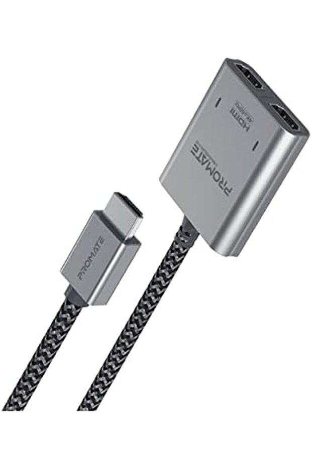 HDMI Splitter Cable Ultra HD 4K 60Hz HDMI Adapter Converter with Dual HDMI Ports