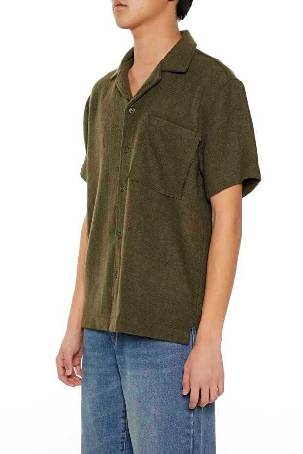 Triko Küba Yaka Gömlek - 1