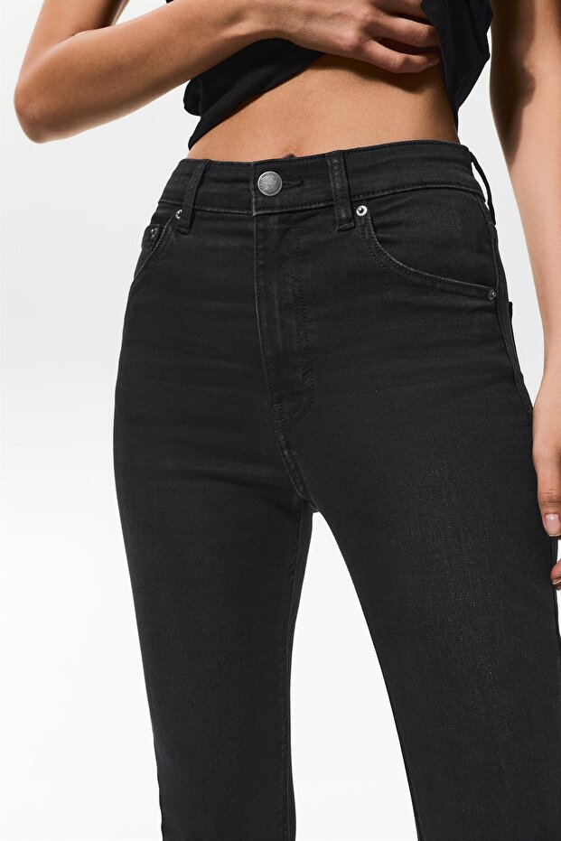 Yüksek bel skinny jean - 4