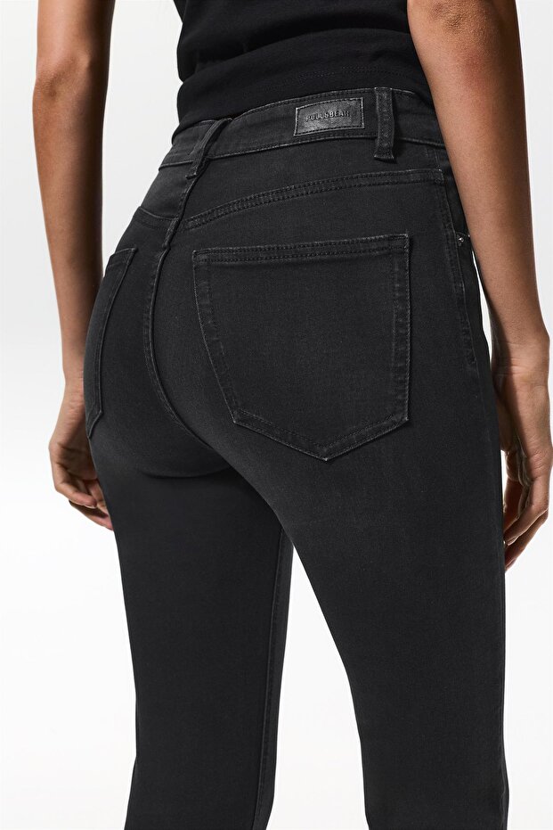 Yüksek bel skinny jean - 6