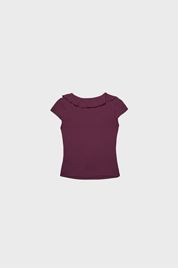 Fırfırlı poliamid üst - 6