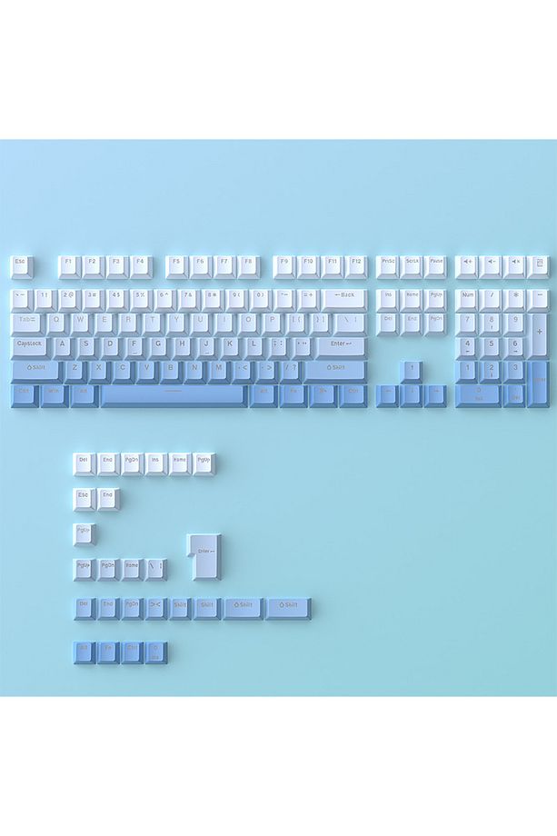 133 Keys PBT Keycaps Klavye Tuş Takımı - 4