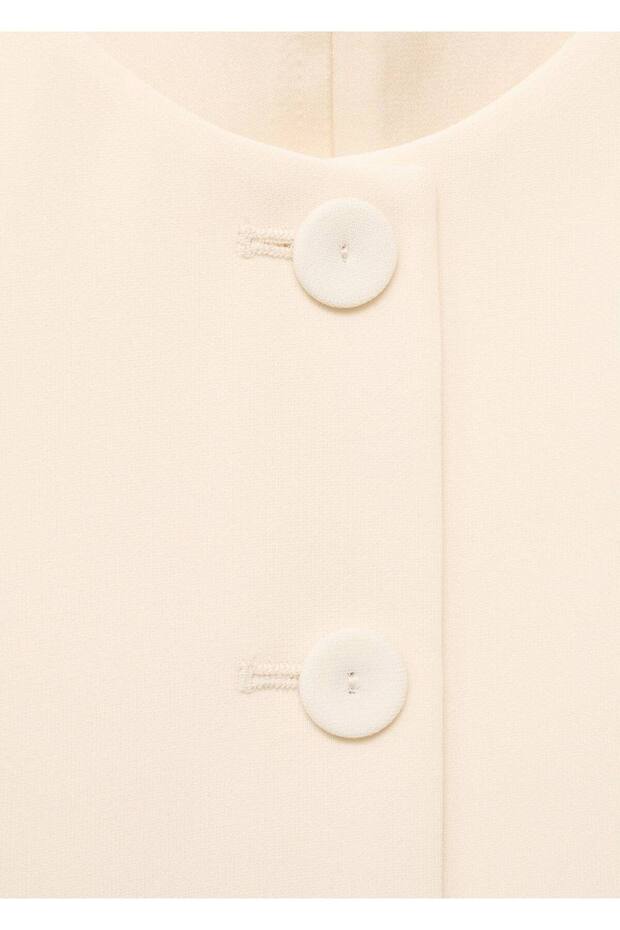 Düğmeli takım yelek - 5