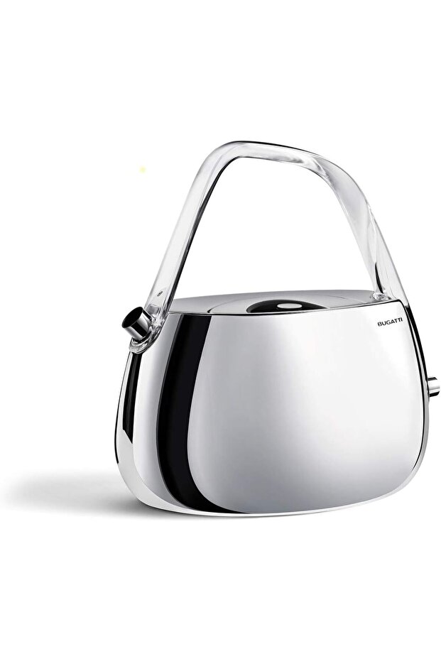 Jacqueline Kettle Chrome & Transparent Handle - 3