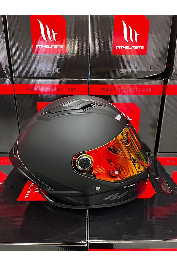 Helmets Stinger 2 solid kask(şeffaf vizörlü) şekilde gönderilecektir - 3