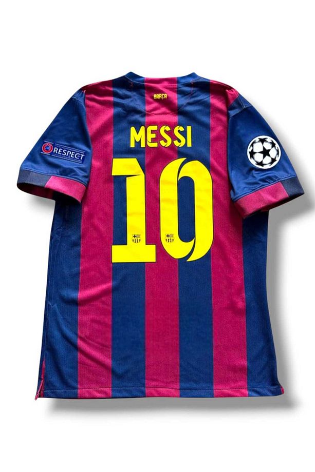 F.C B.a.r.c.e.l.o.n.a 2015 Lionel-MESSİ Şampiyonlar Ligi Finali Nostalji Çocuk Formasi (ARMALI) - 1