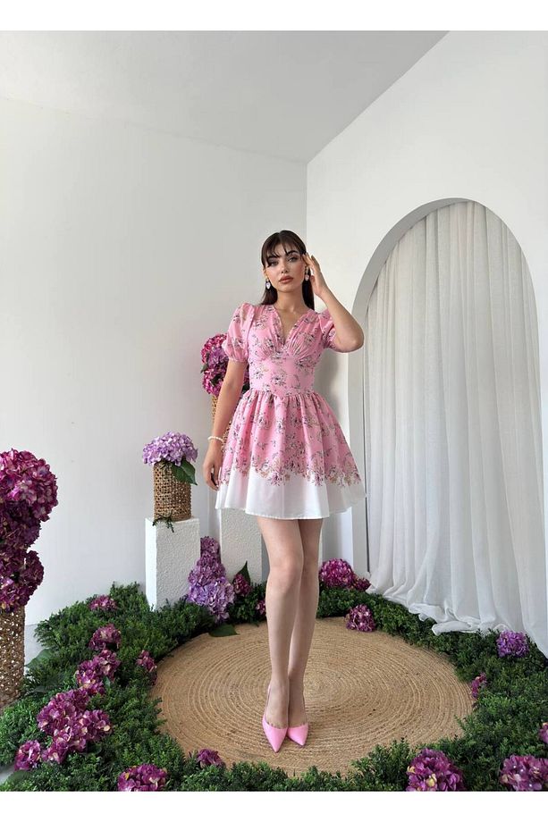 Bloom Mini Elbise - 5