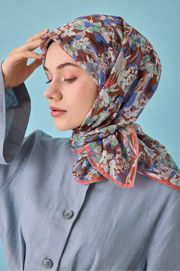 وشاح من القطن الناعم بنمط بودروم - 1