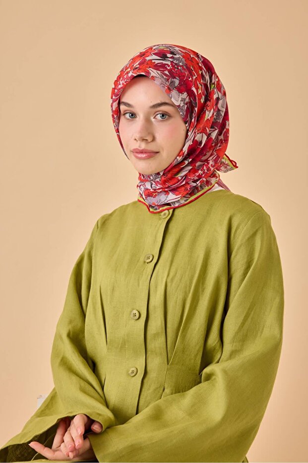 وشاح من القطن الناعم بنمط بودروم - 1