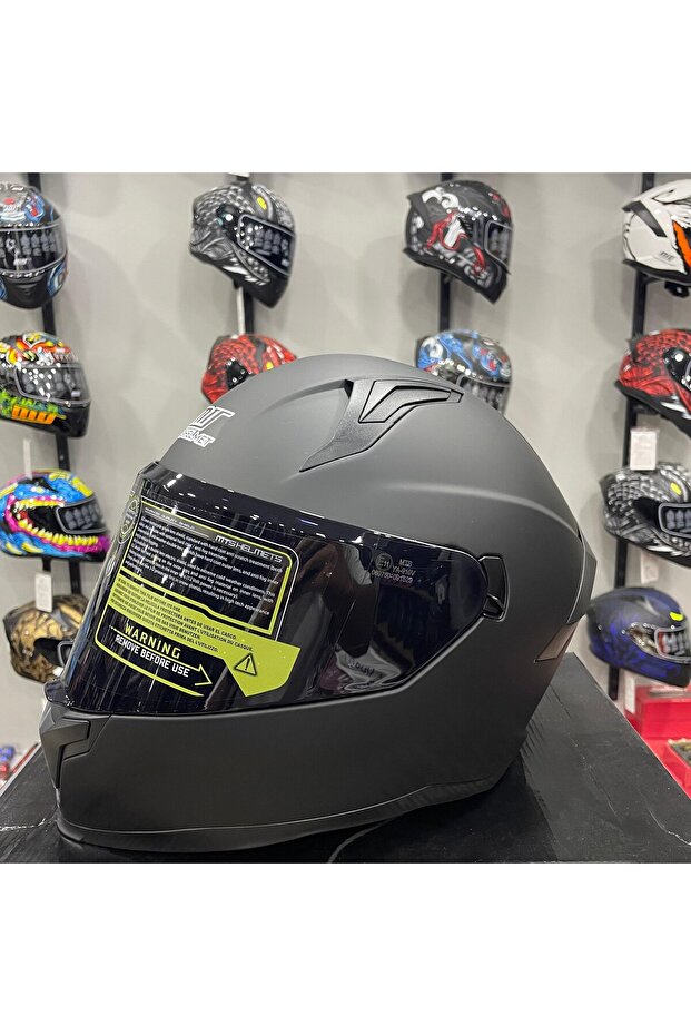 M-910 Full Face Kask MAT BLACK - 3