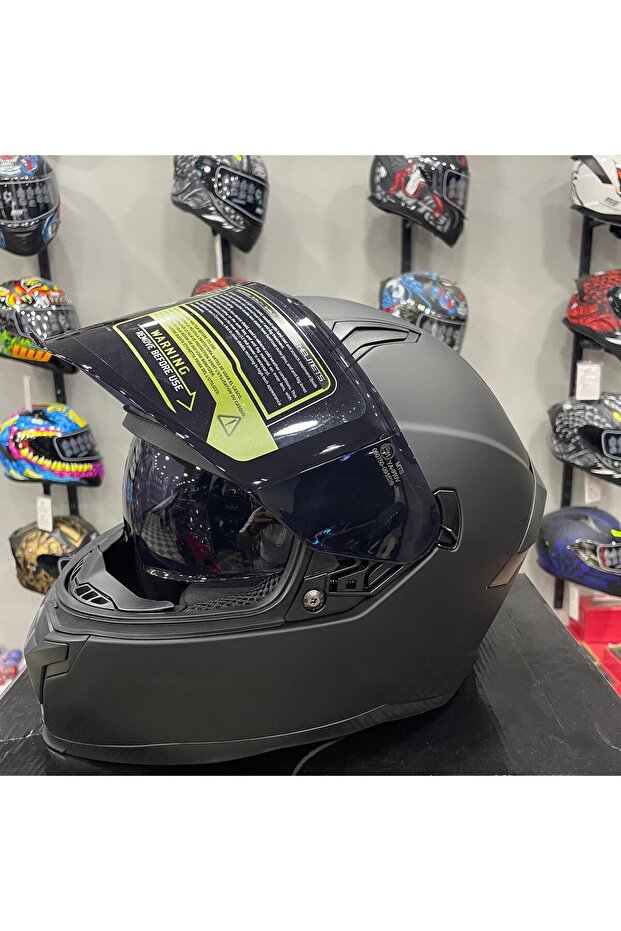 M-910 Full Face Kask MAT BLACK - 2