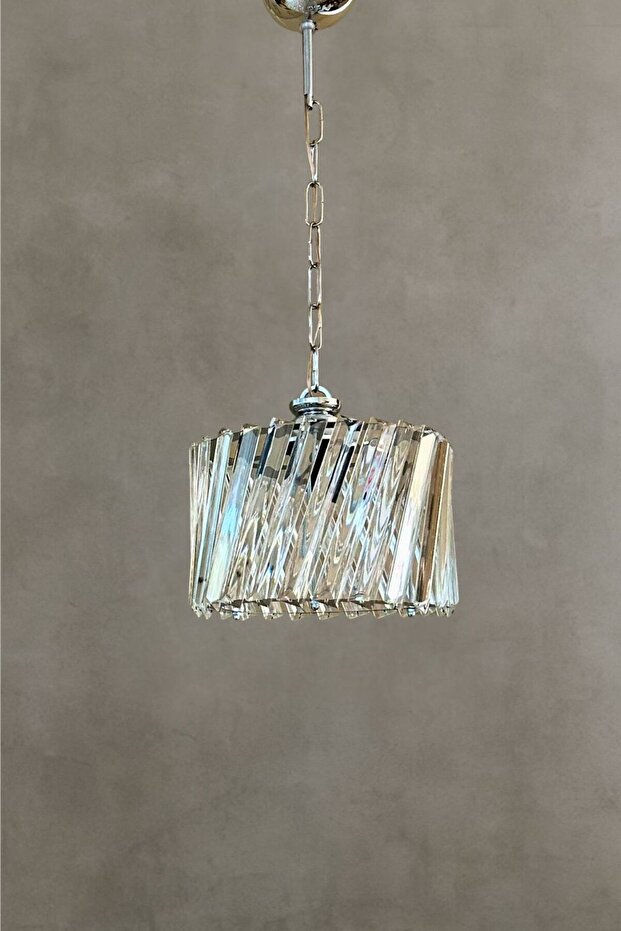 Küre Çapraz Kristal Taşlı Avize - 1