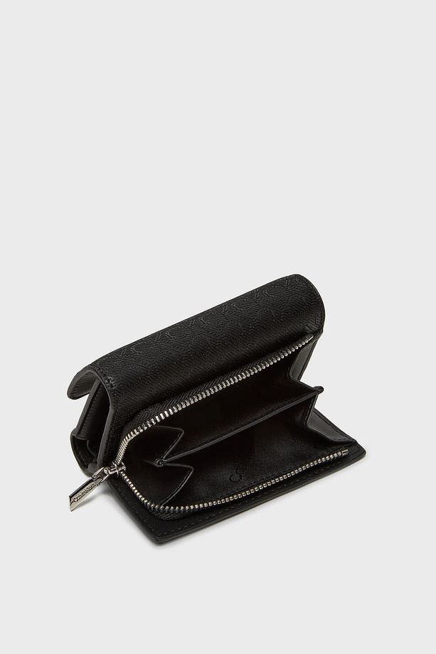 US Calvin Klein Monogram Logo Baskılı Fermuarlı Cüzdan LV04F1038GUB1 CÜZDAN LV04F1038G UB1 - 4