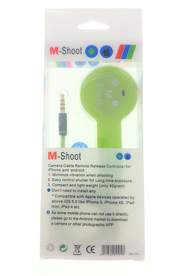 Control button with jack cable [BCS02] 1m for android and iOS - BCS02 - 4