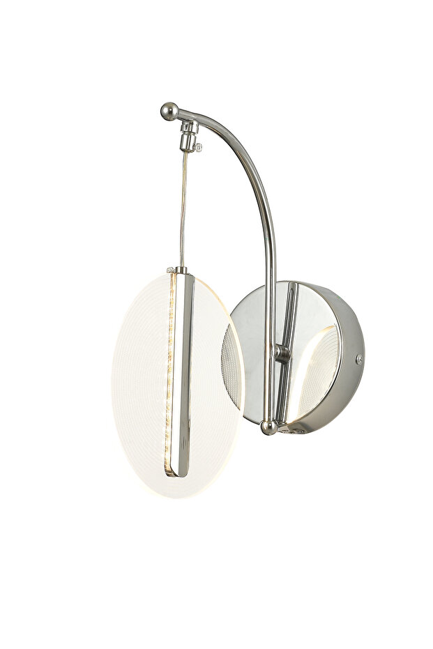 Lovena Ledli Modern Lüks APLİK (3 Renk Led; Sarı-Beyaz-Gün ışığı) - KROM - 3