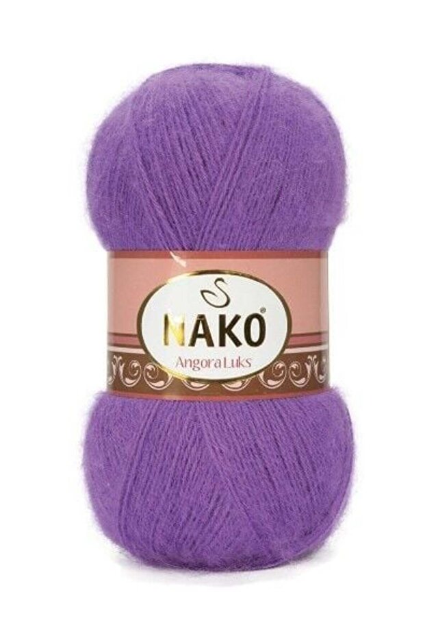 Angora Luxury Hand Knitting Yarn 13864 Purple