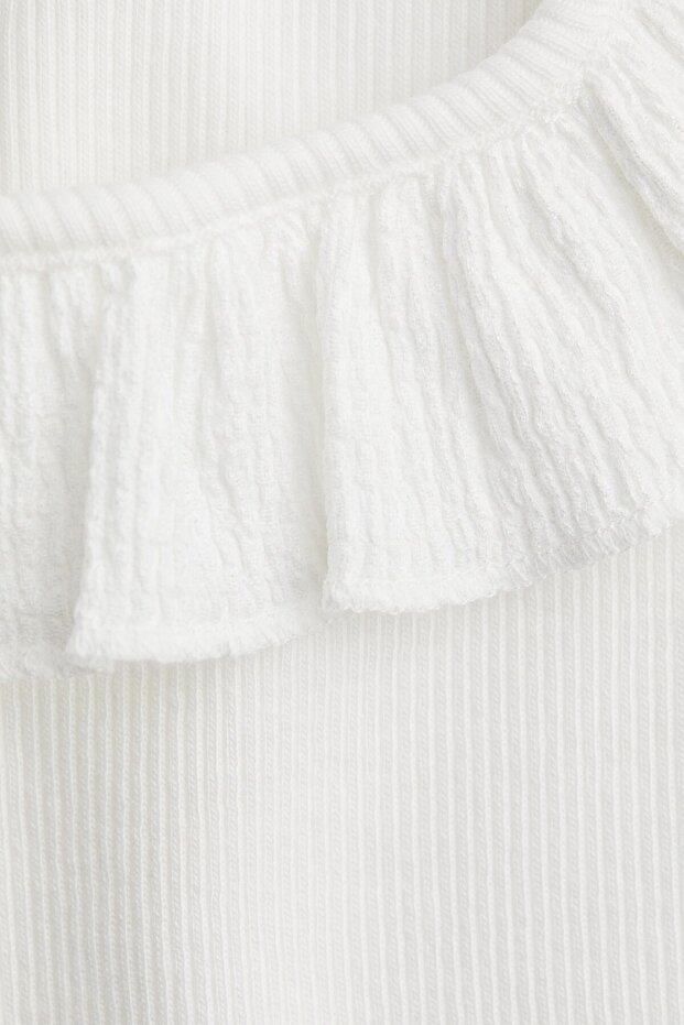 Fırfırlı Kolsuz Üst - 6