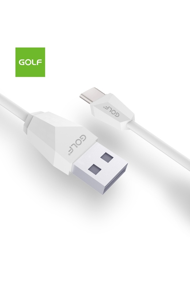 كابل مزامنة GC-27T Diamond Type-C بطول 2 متر - أبيض - 1