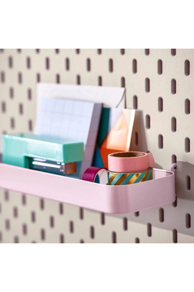 Skadis Pink Shelf, Multi-Purpose Board Piece - 2