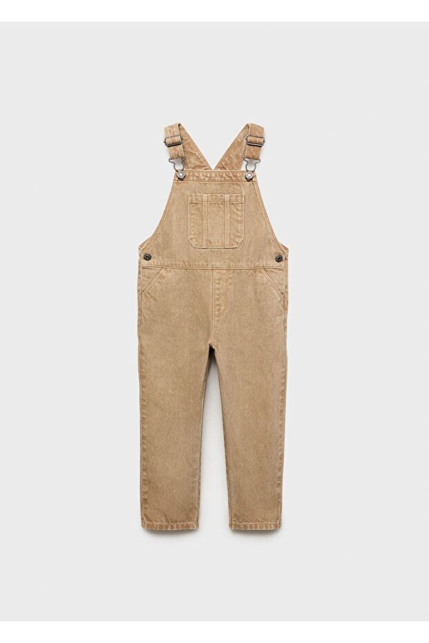 Uzun denim tulum - 3