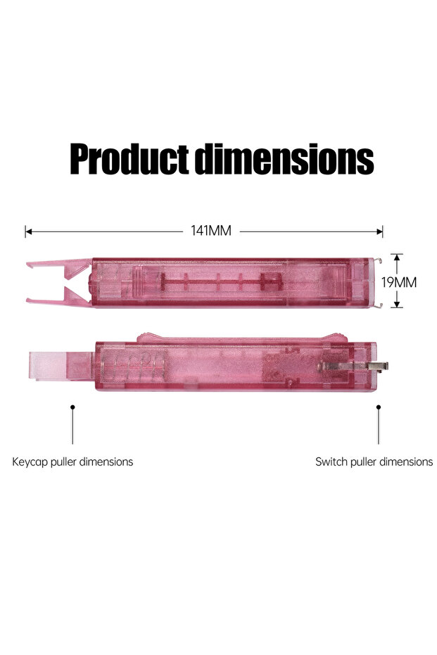 Key switch Puller P 2 in 1 Switch Puller Keycap Puller Key Switch Keycap Puller for Mechanical Keybo - 1