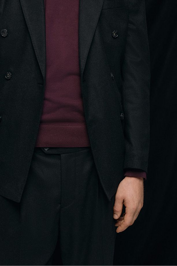 Kruvaze Ceket Regular Fit - 3