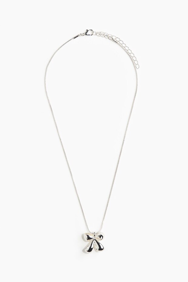 Fiyonk Şeklinde Uçlu Kolye - 4