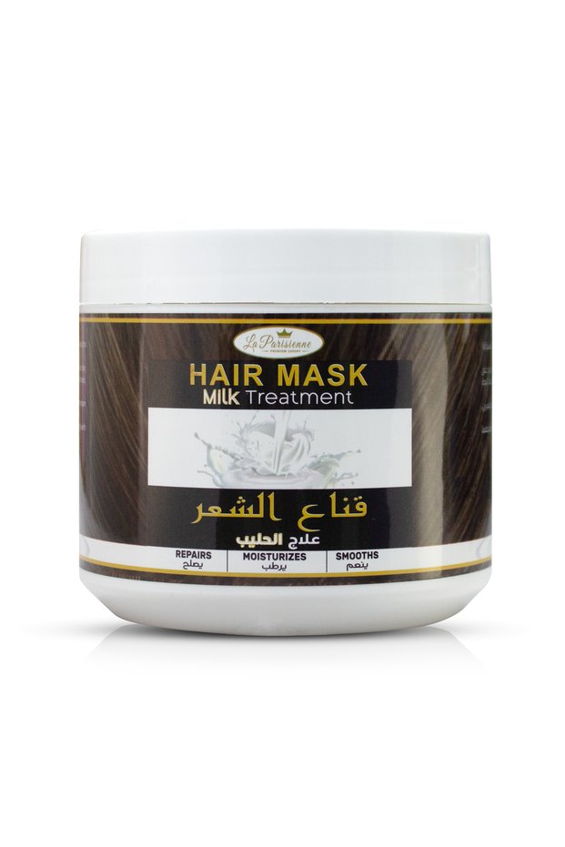 La Parisienne Hair Mask for Damaged Hair, Best Haircare, Moisturizing Hair Food - (Milk, 500 g)