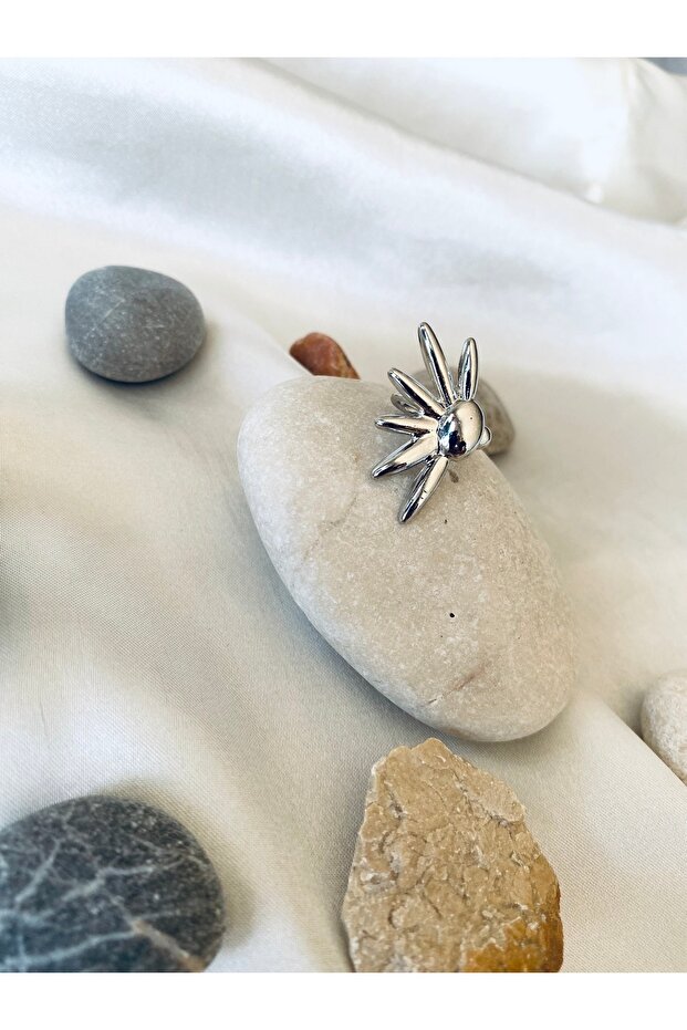 Güneşli Earcuff Küpe Silver - 1