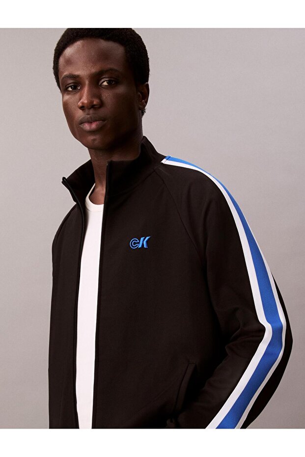 STRETCH TWILL TRACK JACKET - 2