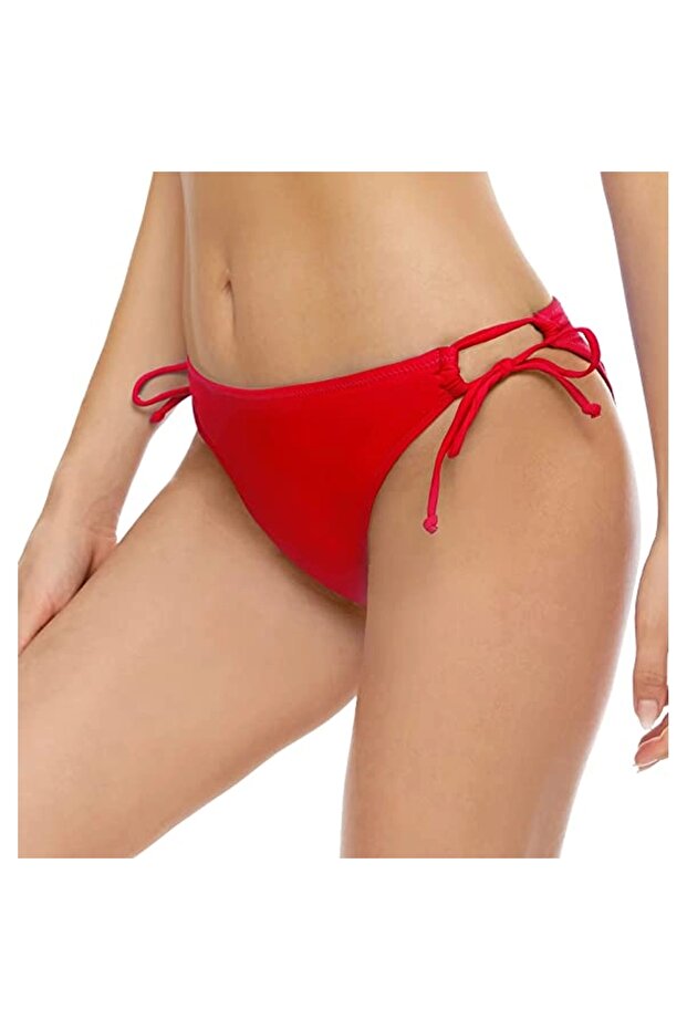 Red bikini with adjustable string - 3