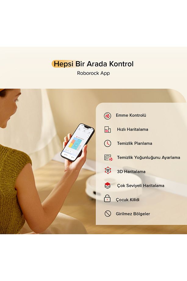 Q8 Akıllı Robot Süpürge Siyah 10.000 Pa HyperForce Emiş Gücü - 8