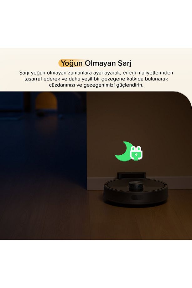 Q8 Akıllı Robot Süpürge Siyah 10.000 Pa HyperForce Emiş Gücü - 10