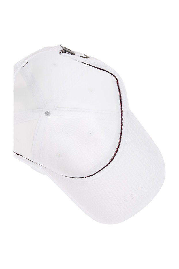 CZAPKA Z 6 PANELAMI Z MATERIAŁU SEERSUCKER Z NADRUKIEM FLAGI - 7