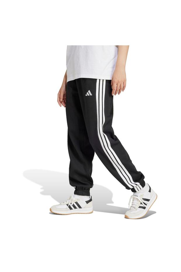 Essentials 3-Stripes Fleece Loose-Fit Eşofman Altı - 2