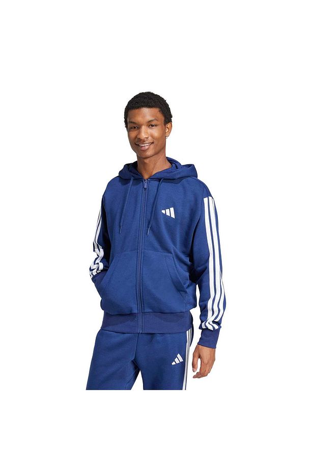 Essentials 3-Stripes Polar Kapüşonlu Üst - 2