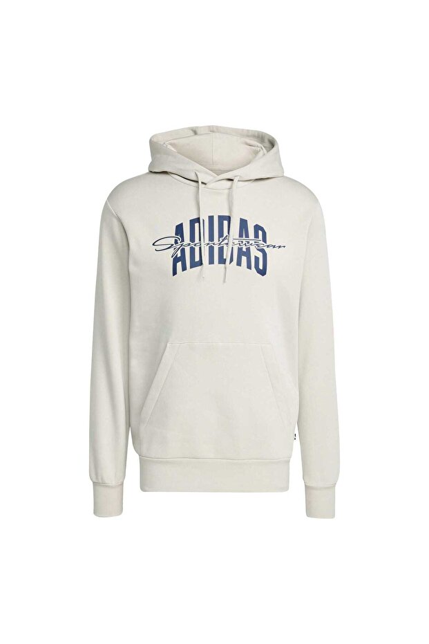 Collegiate Script Graphic Kapüşonlu Üst - 1