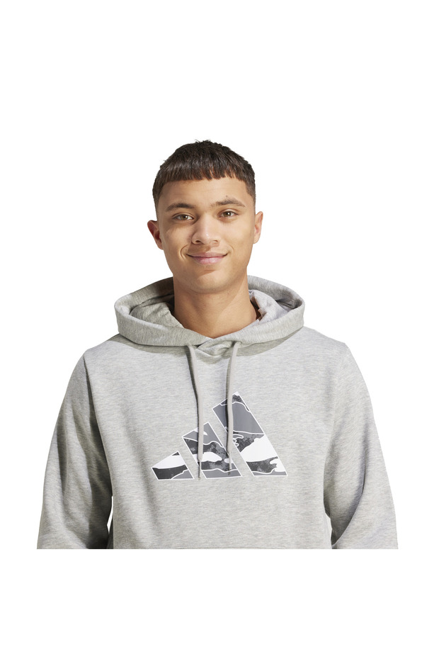Camo Graphic Kapüşonlu Üst - 5