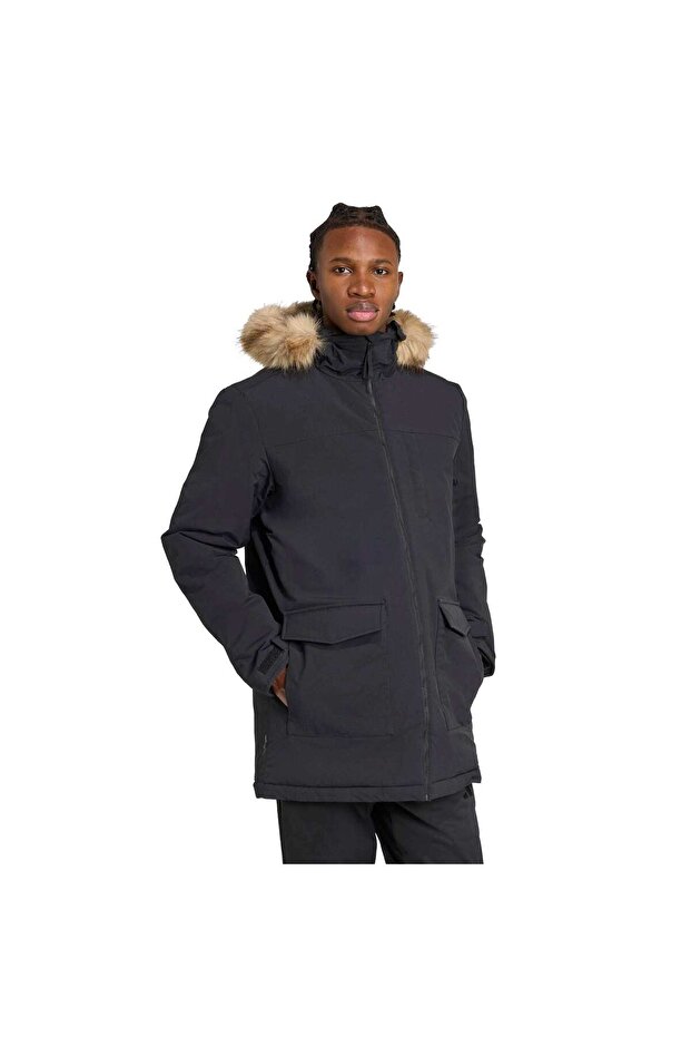 Paveric Climawarm Kürk Erkek Siyah Outdoor Montu - 4