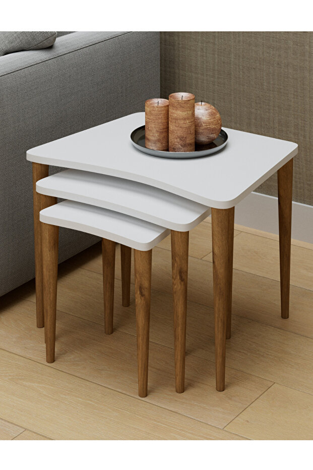 Nero 3'lü Zigon Sehpa - 1