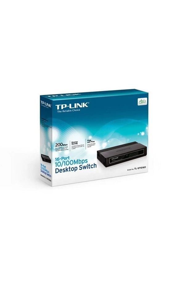 Tl-sf1016d 16-port 10/100mbps Tak Ve Kullan %70 Enerji Tasarruflu Switch - 4