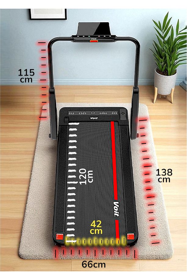 Irun New Koşu Bandı, Bluetooth, 12km Hız, Kumandalı, Sıvı Silikon Hediyeli, Adım Sayarlı, Programlı - 2