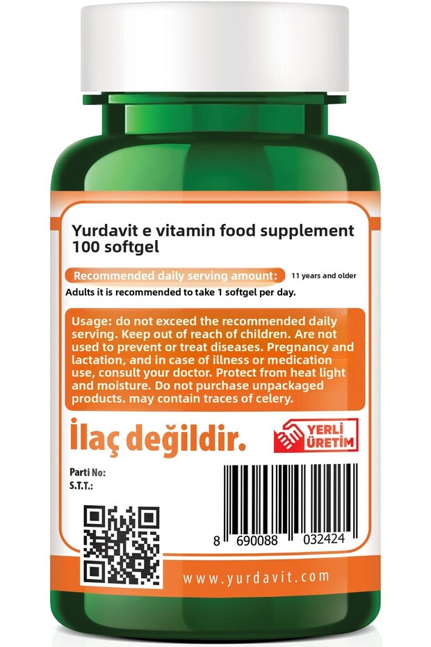 فيتامين هـ - 100 كبسولة، 400 وحدة، بدون نكهة - 3