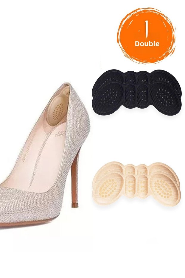 Heel Striking Prevention 1 Pair Adhesive Heel Cushion Shoe Pad Heel Tip Protector Insoles Foot